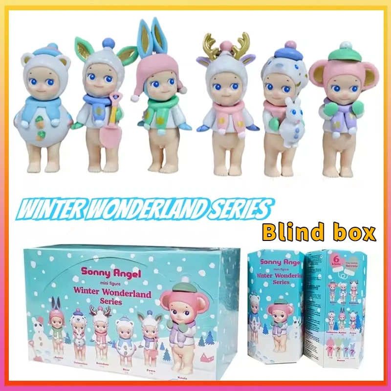 

Angel Blind Box Winter Wonderland Series Mini Anime Figures Ornaments Dolls Fans Children Christmas Gifts