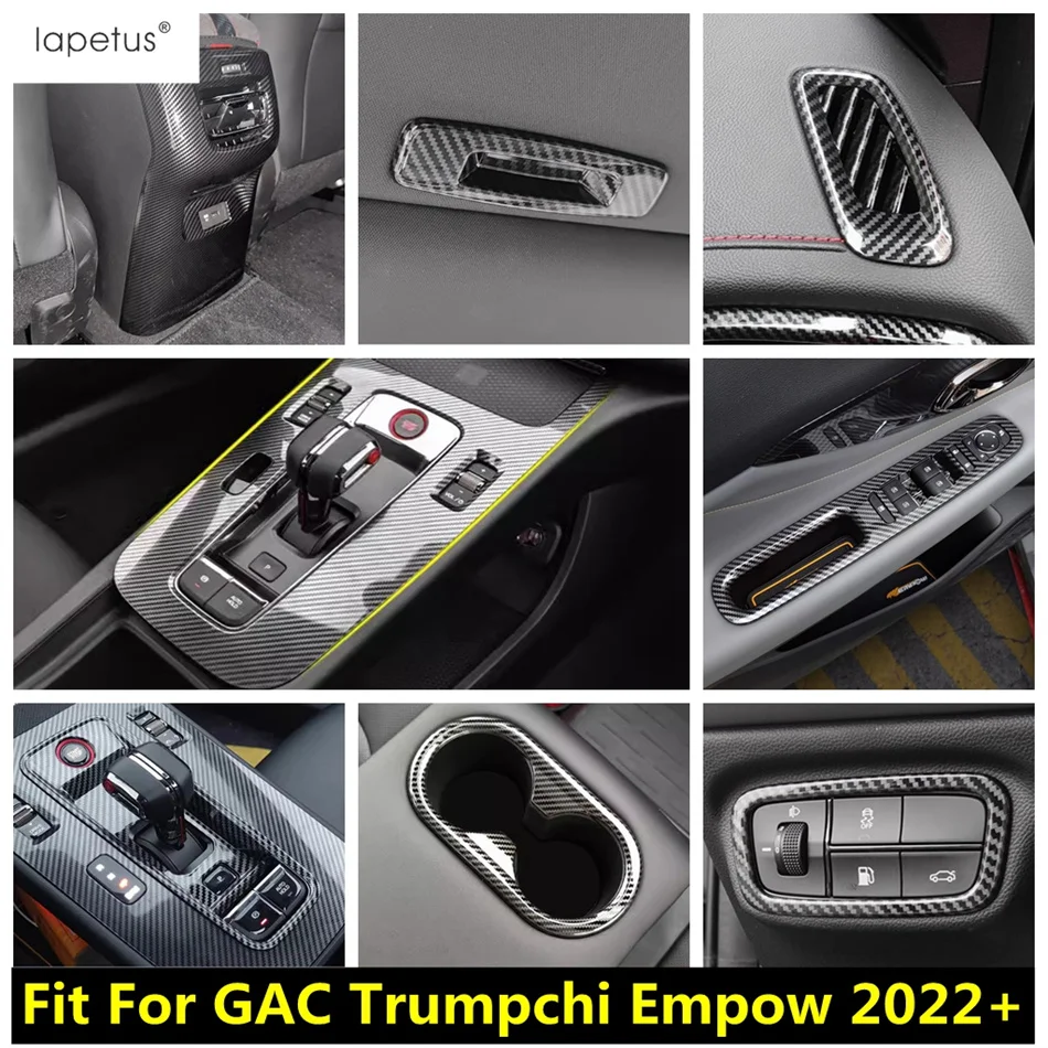 

Steering Wheel / Window Lift / Head Light / Air Vents / Gear Shift Panel Cover Trim For GAC Trumpchi Empow 2022-2024 Accessories