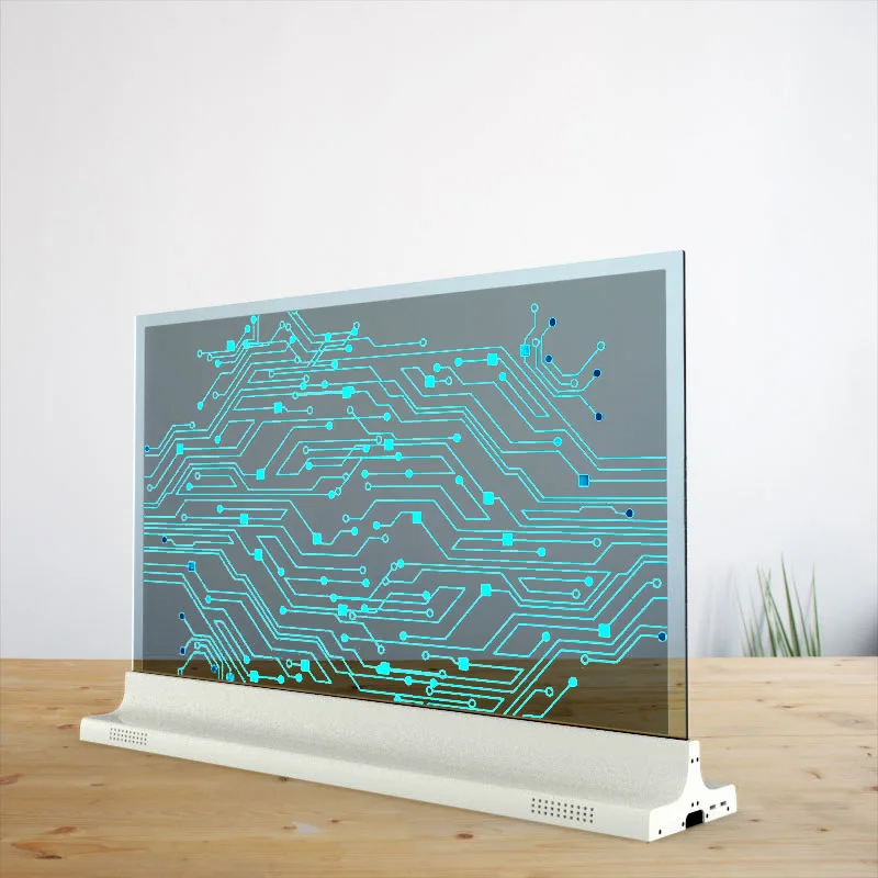 

Outdoor Flexible Film Transparent Android 38.1 55 Inch Indoor LCD Transparent Display Digital LED Display Screen