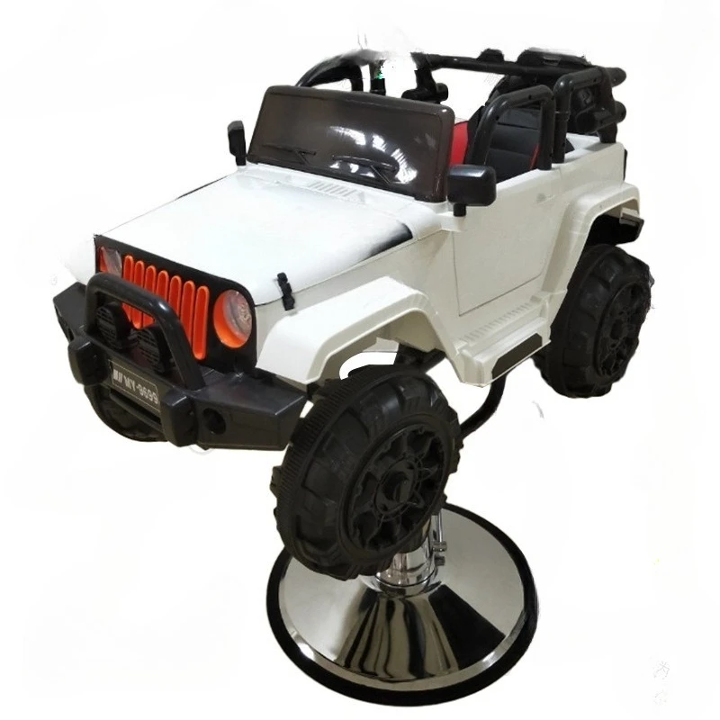 

Children's electric haircut seat Car hairdressing chair Lifting rotating chair Music children's car hair salon Children's