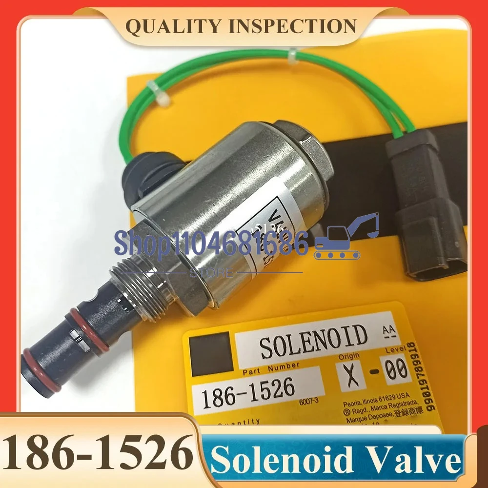 

1861526 186-1526 Hydraulic Solenoid Valve for Wheel Loader D8R 950G 938G 140H D7R 924G Tractor