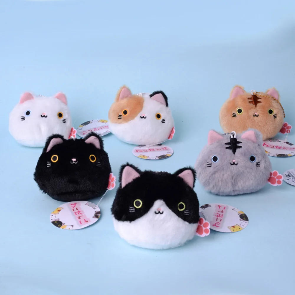 6PCS Neko Atsume Cat Backyard Cat 8CM Meow Collection Dango Mochi