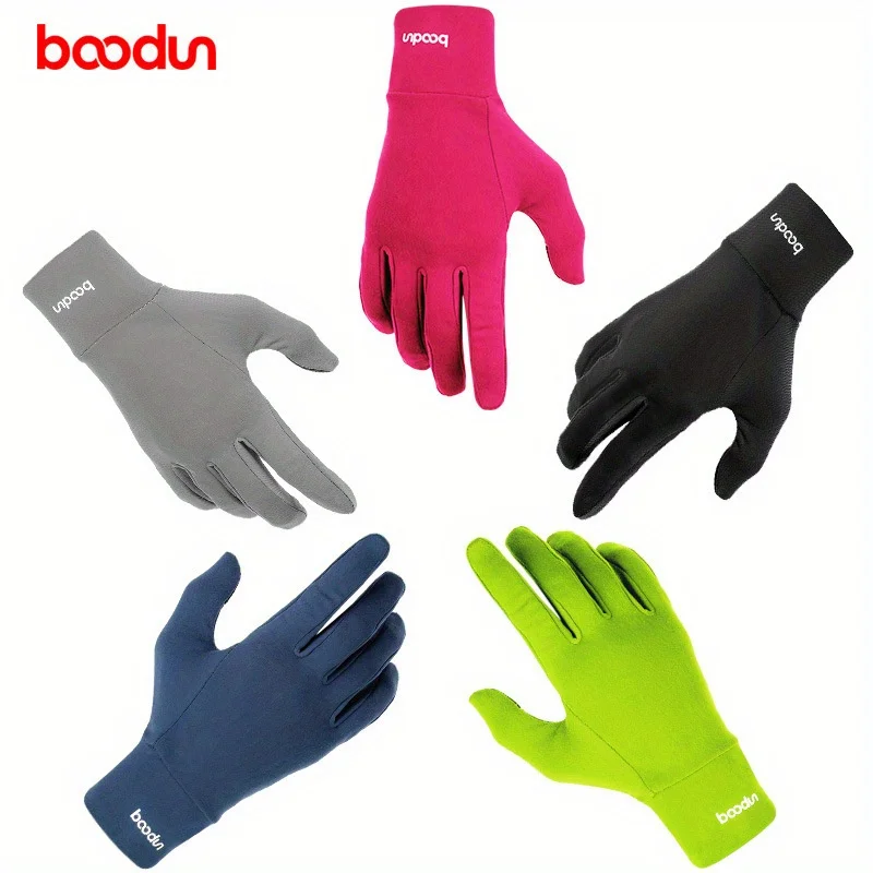 1 Pair Winter Warm Windproof Gloves, Touches Screen Silicone Non-Slip Gloves, Thermal Gloves For Running Cycling Driving Hiking