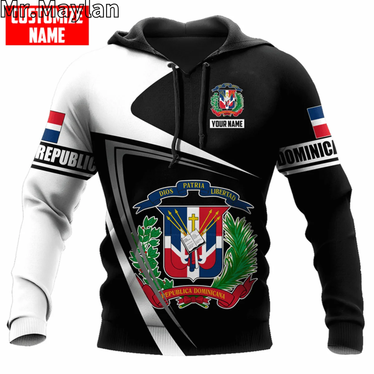 

PERSONALIZED DOMINICAN REPUBLIC Flag 3D Jacket Men/women Hoodie Unisex Casual Streetwear Sweatshirts Pullover Sudadera Hombre-70