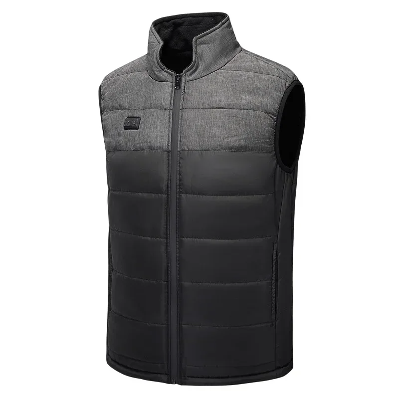 Dual 4 Areas Heated Vest Men Women Heated Jacket Winter Usb Heating Vest Self Heating Thermal Vest Heating cycling jacket