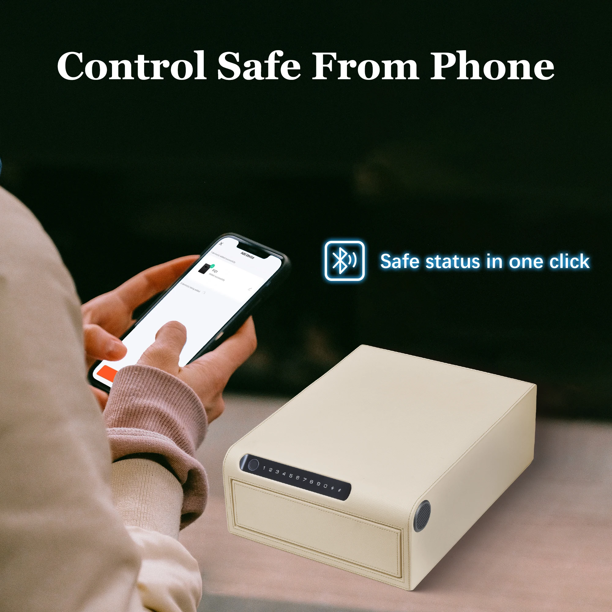 Cassaforte per gioielli con cassetti, cassaforte biometrica per impronte digitali, cassaforte per pistola scorrevole per pistole, cassaforte per riporre gioielli avvolta in pelle