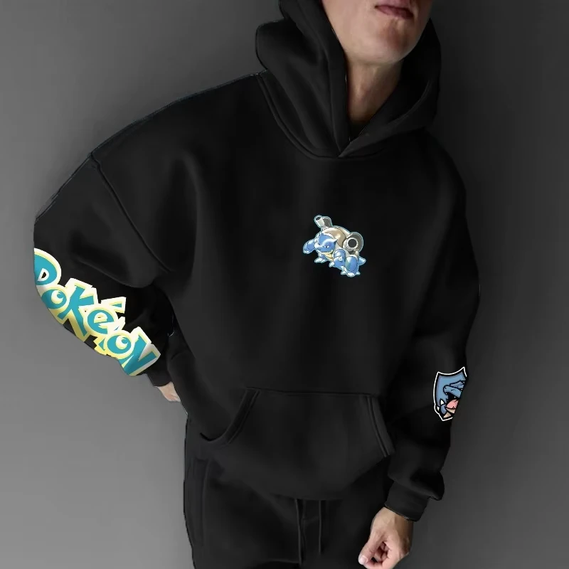 Jersey Bandai con elementos de Anime de alta calidad, jersey estampado súper genial, Top informal holgado de Hip-hop americano para otoño e invierno para hombre