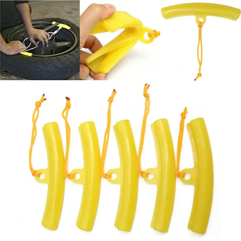 5PC Tire Changer Machine Car Wheel Guard Rim Rubber Protector Tyre Repair Hand Tool