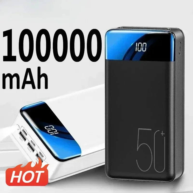 

200000mAh Large Capacity Power Bank Mobile Phone Super Fast Charging Mobile Power Tablet Mobile Computer External Power Supply