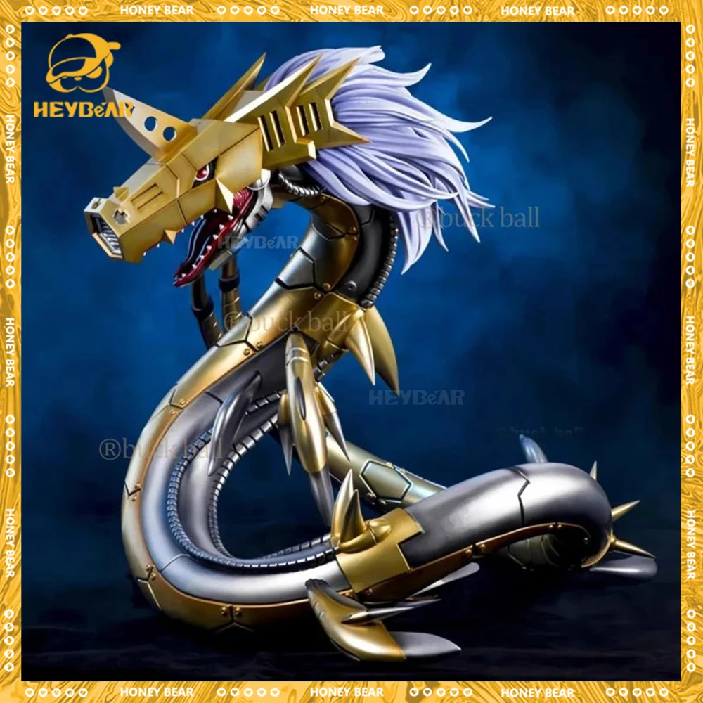 

26cm Digimon Adventure Anime Figure Metal Seadramon Action Figureine Gk Pvc Statue Model Collect Decoration Toys For Kid Gifts