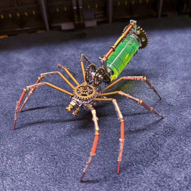 

3D Puzzle Spider Metal Model Kit DIY Cyberpunk Mechanical Insects Assembly Toy Model Building Kits for Kids AdultsToys