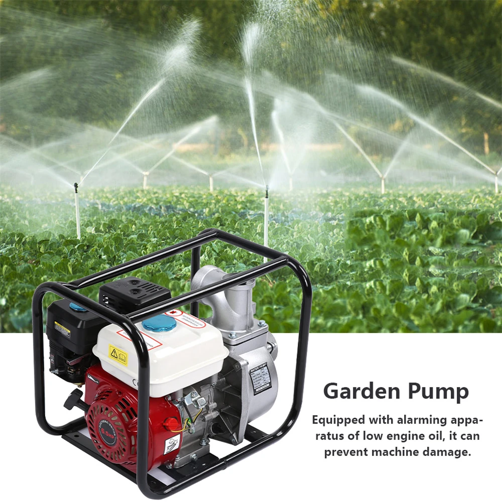 3in Petrol Gasoline Water Transfer Pump 6.5HP 7m Garden Irrigation Swimming Pool Cleaning Pump