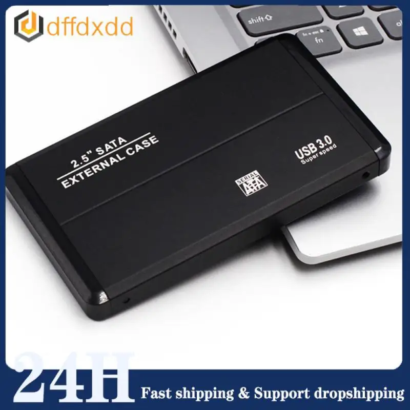 1/2/3 Hdd Ssd External Box Aluminum Alloy Plug And Play Sata 3.0 To Usb 3.0 Support All 7mm/9.5mm 2.5-inch Sata 5 Gbps