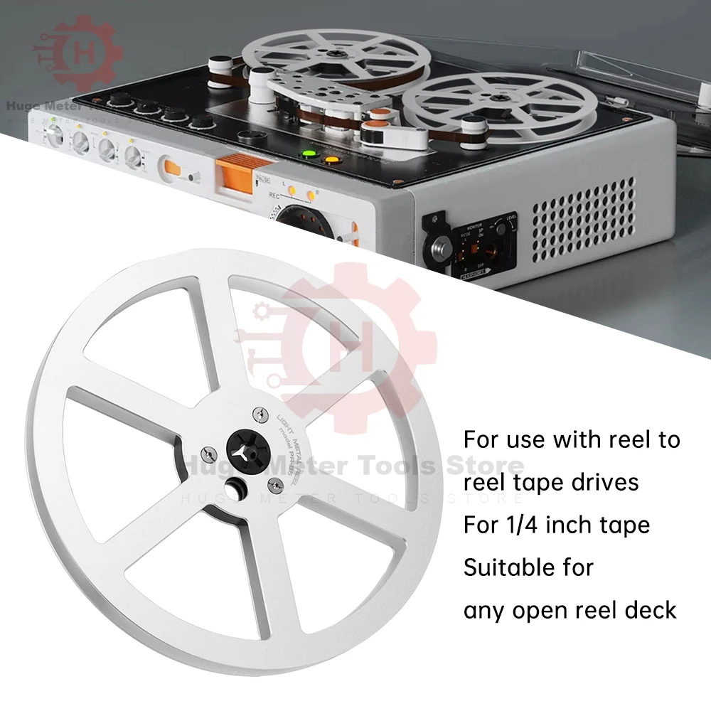 7  inch Light Metal Aluminum Take Up Reels Opening Machine Parts Reel-To-Reel Recorders Accessory for Pioneer other models