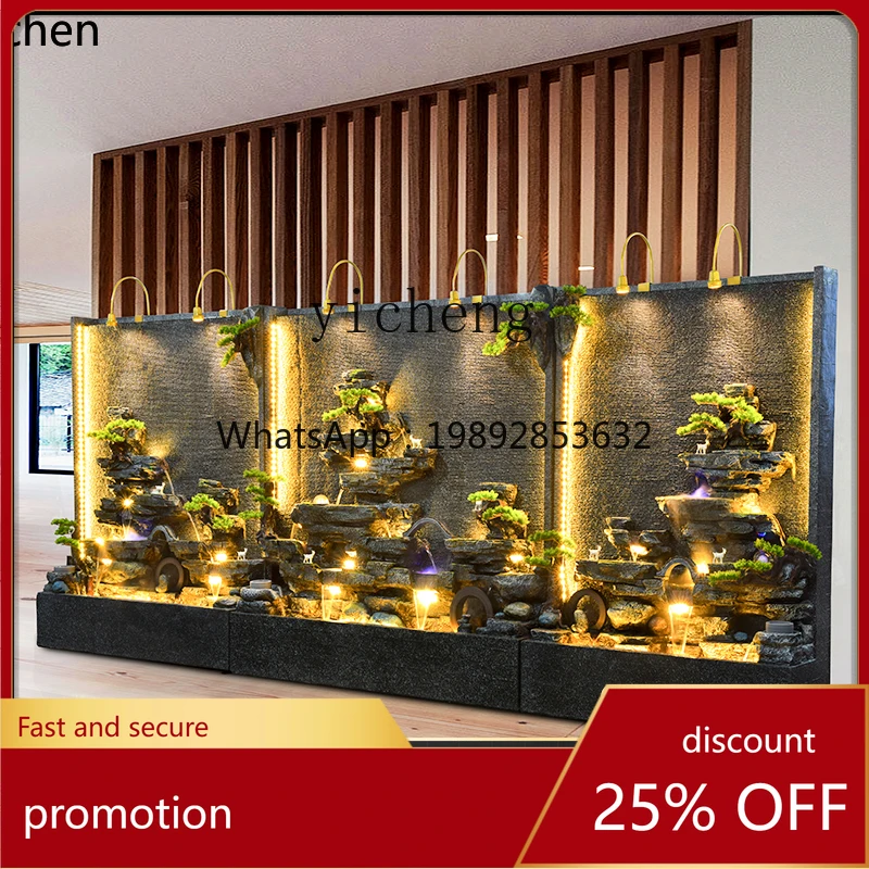 YFY  water curtain wall rockery water feature running water fountain ornament view decoration courtyard garden