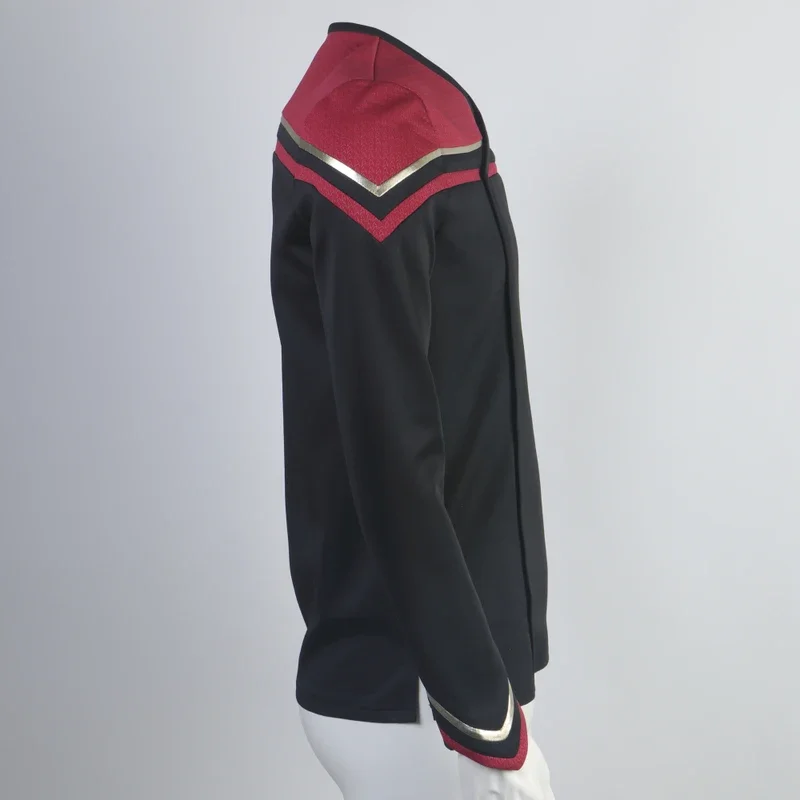 Star Picard 2 Rek Kapitan Admiral Czerwone mundury Cosplay Starfleet Koszula Kostiumy ST Halloween Party Prop