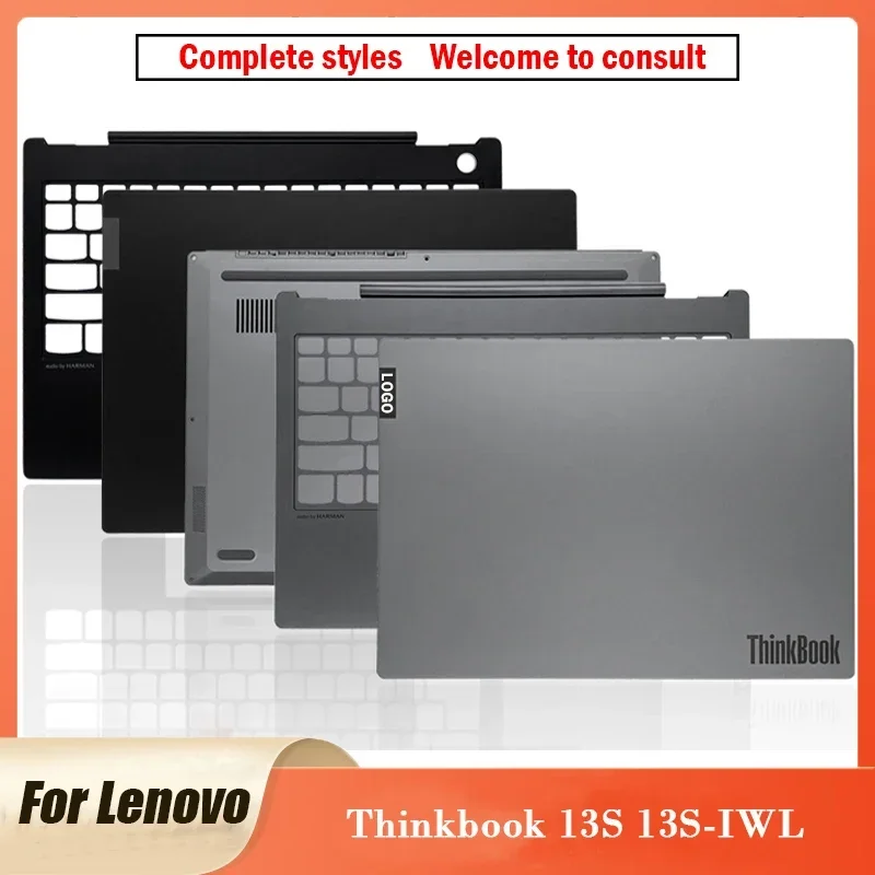 New Original For Lenovo ThinkBook 13S 13S-IML 13S-IWL Laptop LCD Back Cover Bezel Palmrest Cover Bottom Case Cover 13.3In 13S