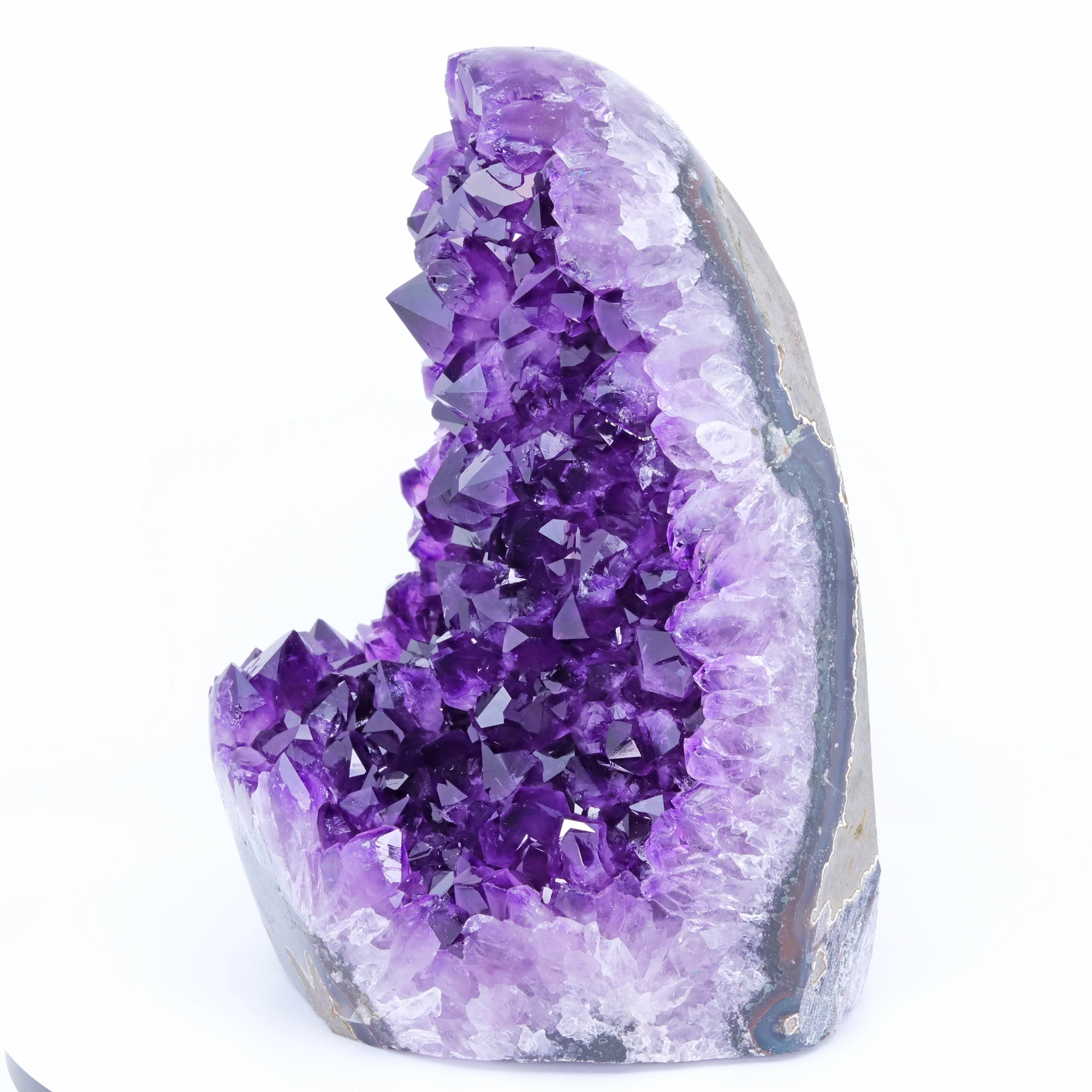 Imagem -03 - Big Natural Amethyst Geode Crystal Quartz Cluster Dream Specimen Energy Healing Thunder Egg Atacado 26kg