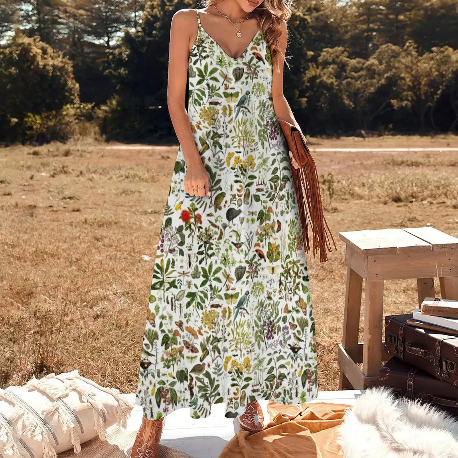 Zealand Biology Sleeveless Dress beach outfits for women summer outfits for women 2024 Dress