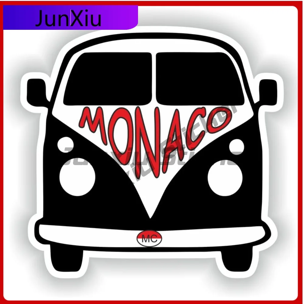 

Van Monaco Sticker Funny Cool Cool Window Laptop Durable Vinyl Car Styling Vinyl Decal For Car Truck SUV Window Bumper Laptop
