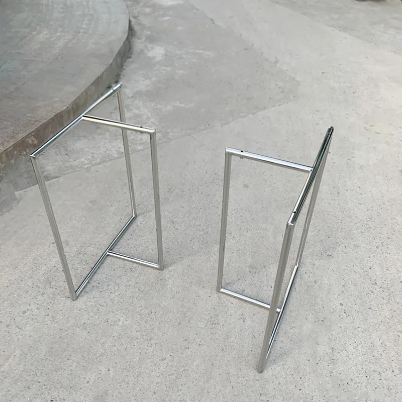 Stainless steel foot large plate bracket coffee table table legs custom font bar table foot desk desk tea foot
