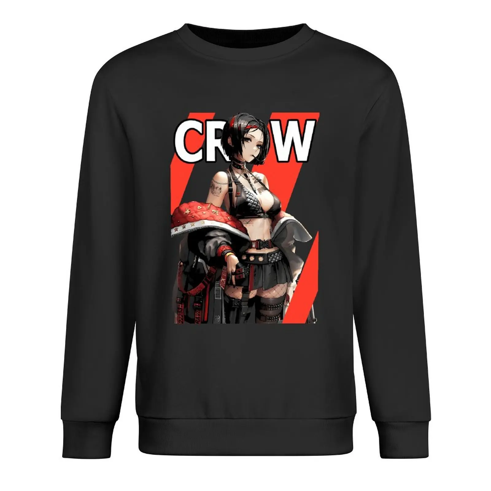 

Crow Nikke Shirt fan Goddess of Victory nikke stickers decals Crow Pullover mens clothes clothes for men hooded sweatshirt