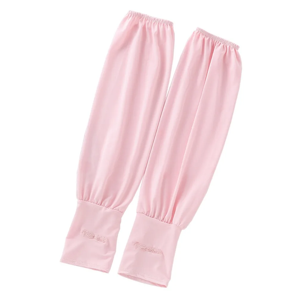 Fashion Outdoor Protection Sun Protection Female Lantern Loose Ice Silk Ice Silk Rabbit Shaped Sunscreen Ice Sleeves Cycling