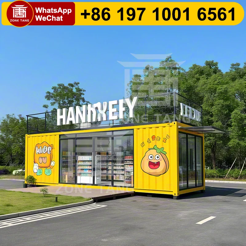 

Hot Sale Prefabricated Container House Cheap Tiny Houses 20/40FT Factory Price Eco-Friendliness Customize Design High Quality