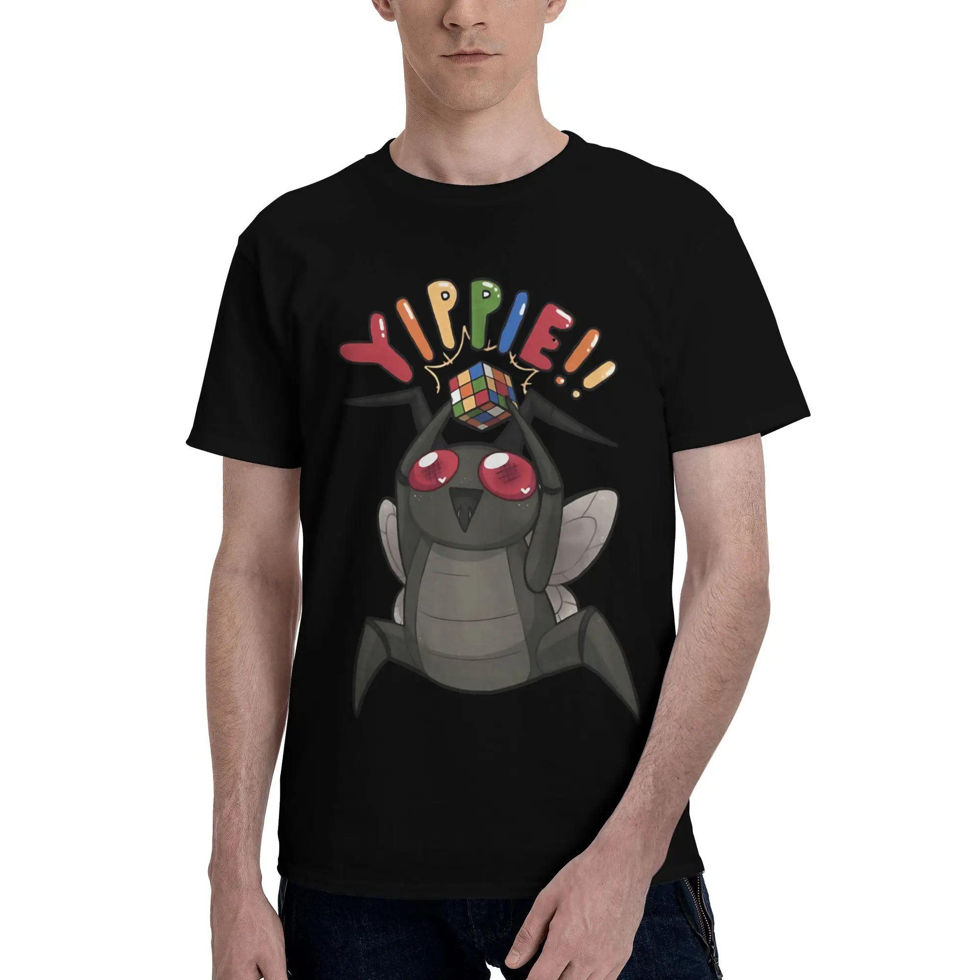 Hoarding Loot Bug Yippie  Novelty Graphic 100% Cotton T-Shirt Lethal Company Tees Tops For Men