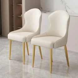 Kitchen Nordic Dining Chairs Upholstered Luxury Beautiful European Dining Chairs Modern Trendy Sillas De Comedor Home Furniture