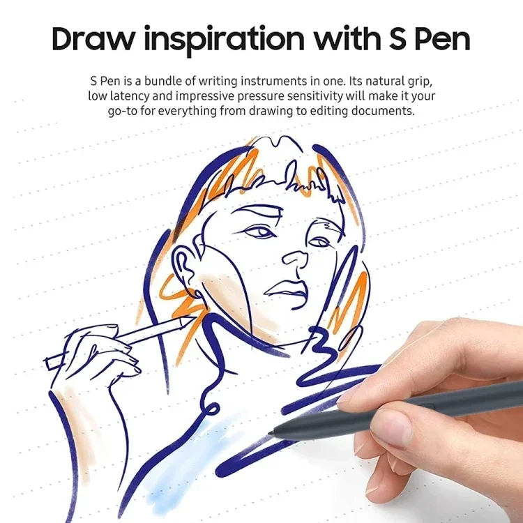 For Samsung Tablet Stylus S Pen Tab S8 S8+ S8 Ultra S7 FE S7+ S6 Lite S9 S9FE S9 UltraElectromagnetic Pen