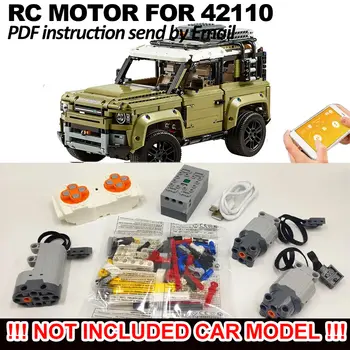 MOC 42110 技術應用控制遙控馬達套件改裝積木套件,適用於陸地SUV路虎衛士汽車DIY積木玩具 10 最佳銷售 樂高 42110 - №5
