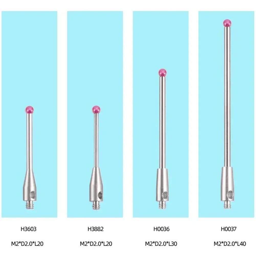 Imagem -02 - Peça H0034 m2 Sonda de Toque Cmm Pontas de Sonda de Aço de Tungstênio Cmm Stylus Bola Medidor Cabeça Acessórios H7805 H1345 H7806 H0033 H7808 1