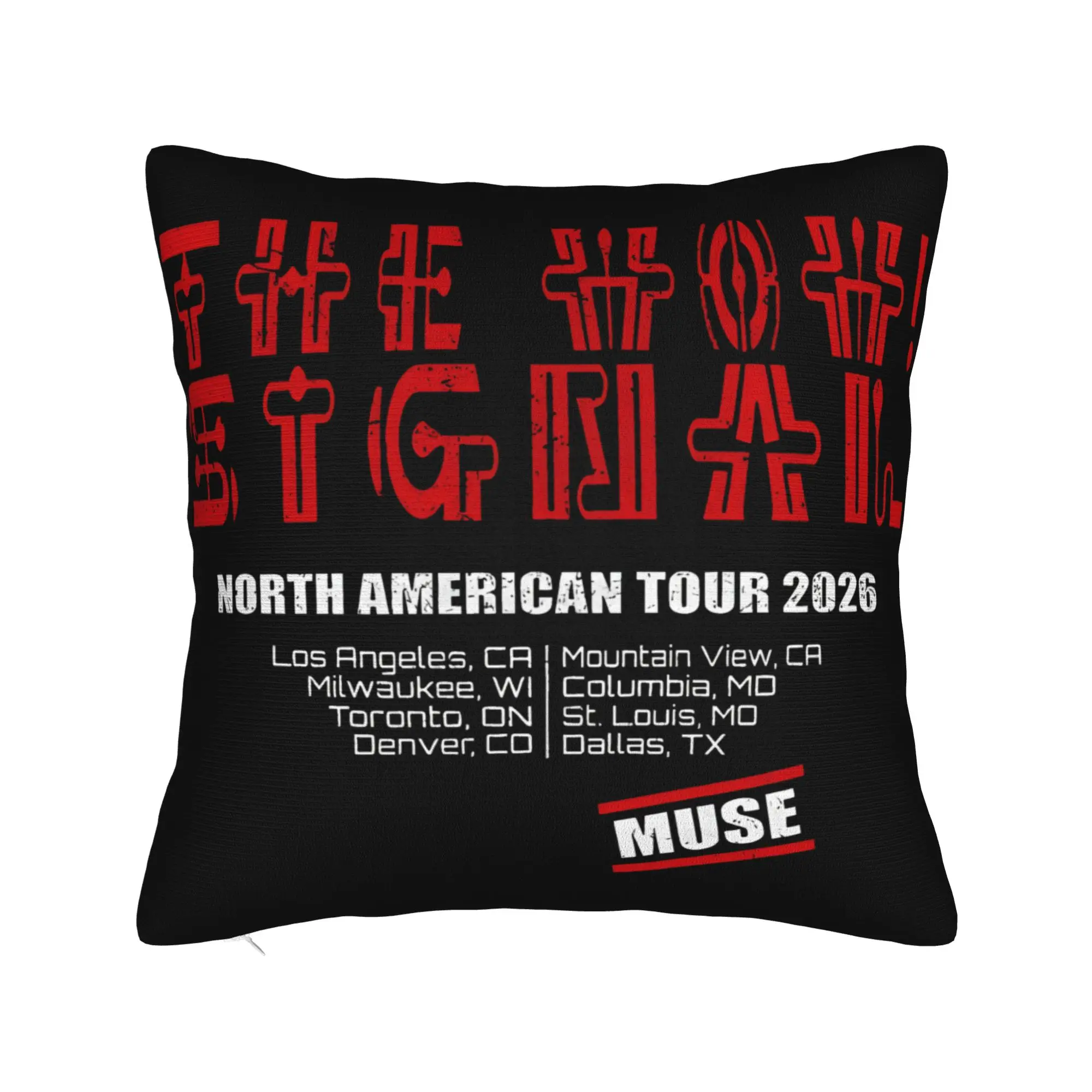 MUSE The Wow! Signal Europa Tour 2026 Pillowcase Merchandise Printing Cushion Cover Decor  Pillow Case Cover Home Multi-Size