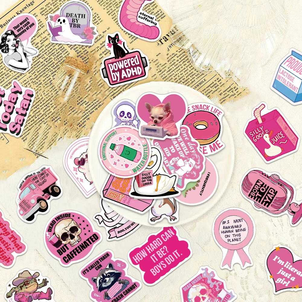 50PCS Creative Pink…