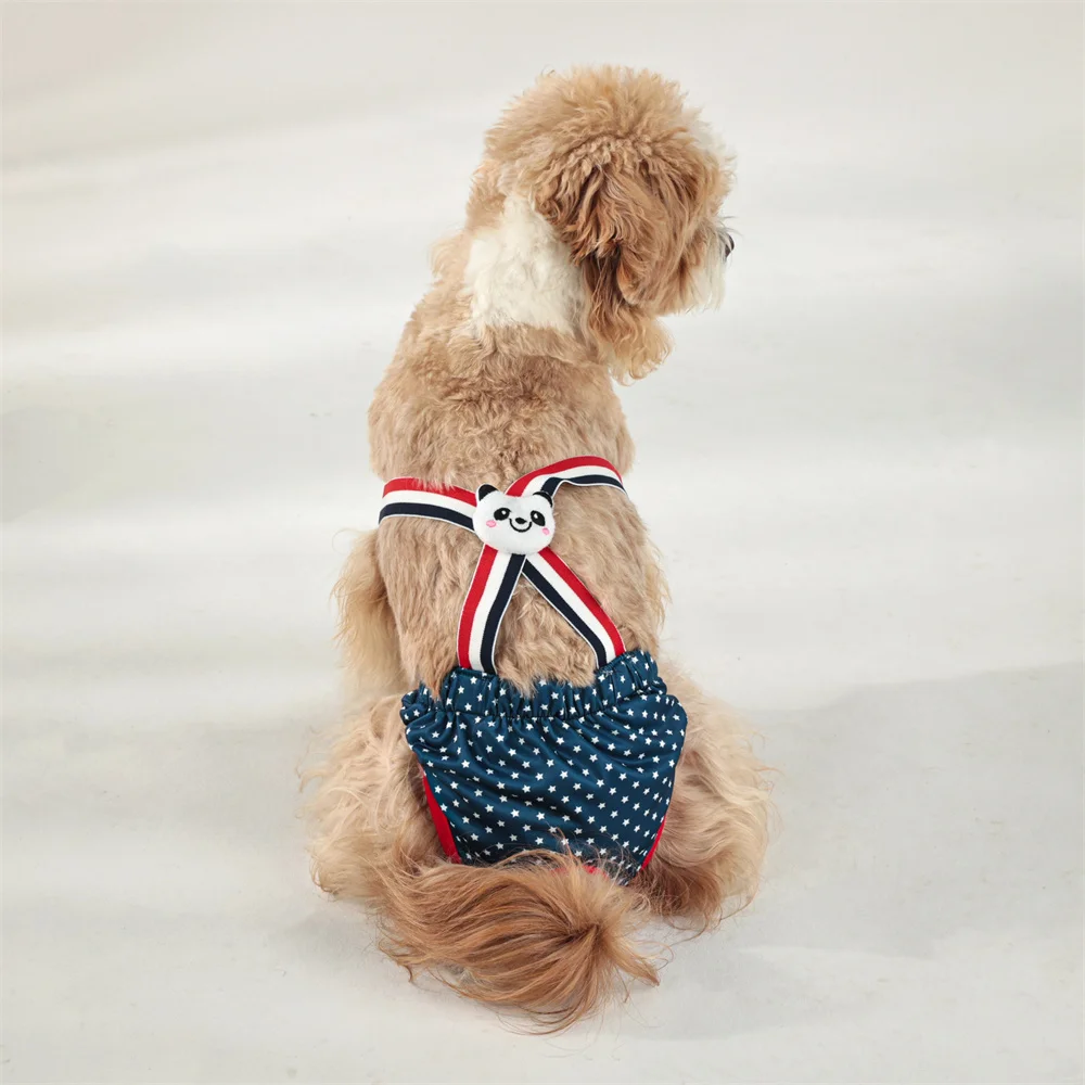 Cartoon Female Dog Shorts Underwear Pet Physiological Pants Diaper Briefs For Small Medium Dogs Puppy Schnauzer Mascotas Panties_voghion.com