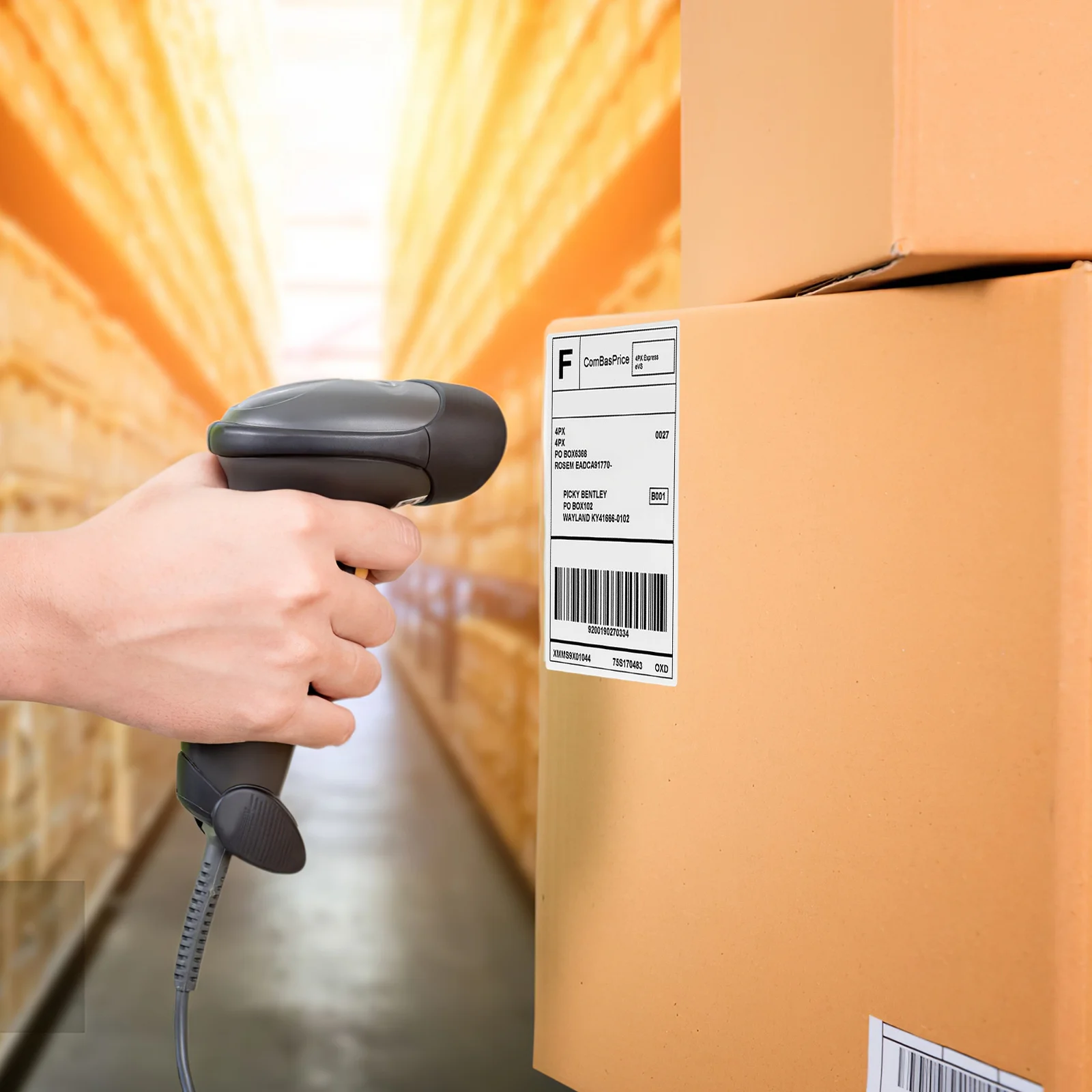 500 Pcs Food Labels Transfer Shipping Maker Refills Self Adhesive Address Sticker Express