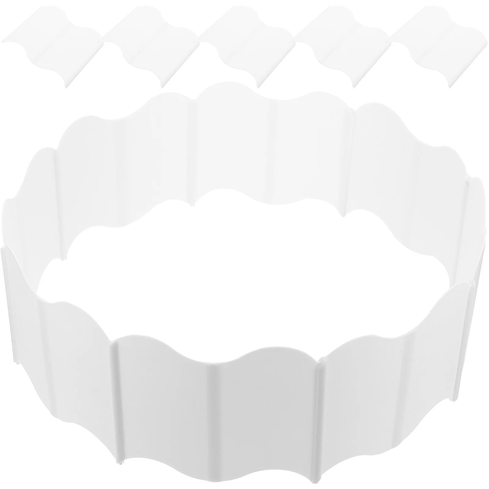 

1Set Decorative Landscape Border Interlocking Garden Fence for Lawn Edging Flower Bed Patio Fencing Yard Partition