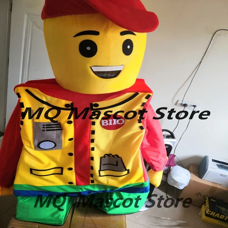 Anime Games Mascot Costumes Building blocks Cosplay Costume Birthday Cartoon Custom Character Mask Party Halloween Furry Apparel