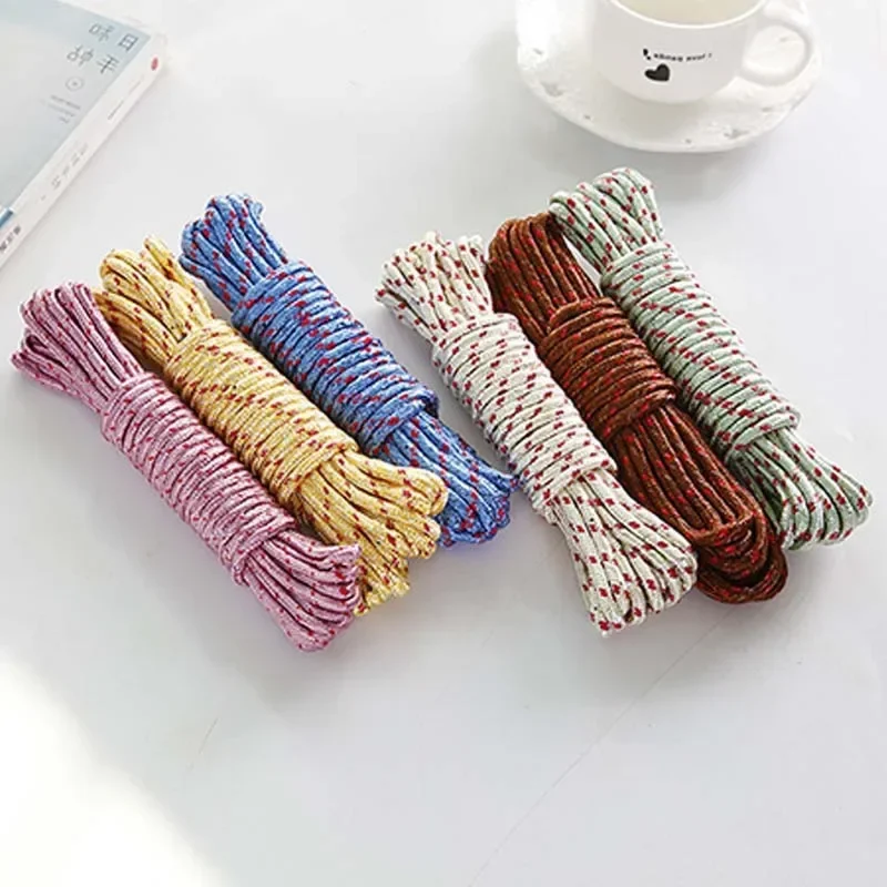 10 meters clothesline drying rope outdoor windproof non-slip thick indoor and outdoor non-drilling cold clothes rope