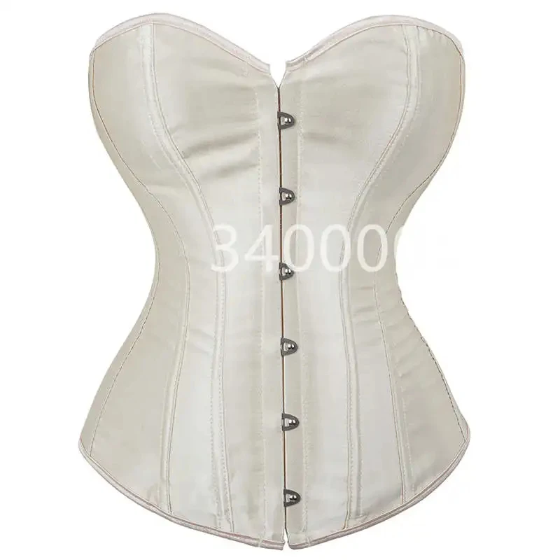 

Caudatus Yellow Corset Top Bustiers Overbust Satin Sexy Costume Corselet Brocade Vintage Style Bridal Plus Size Korsett Women