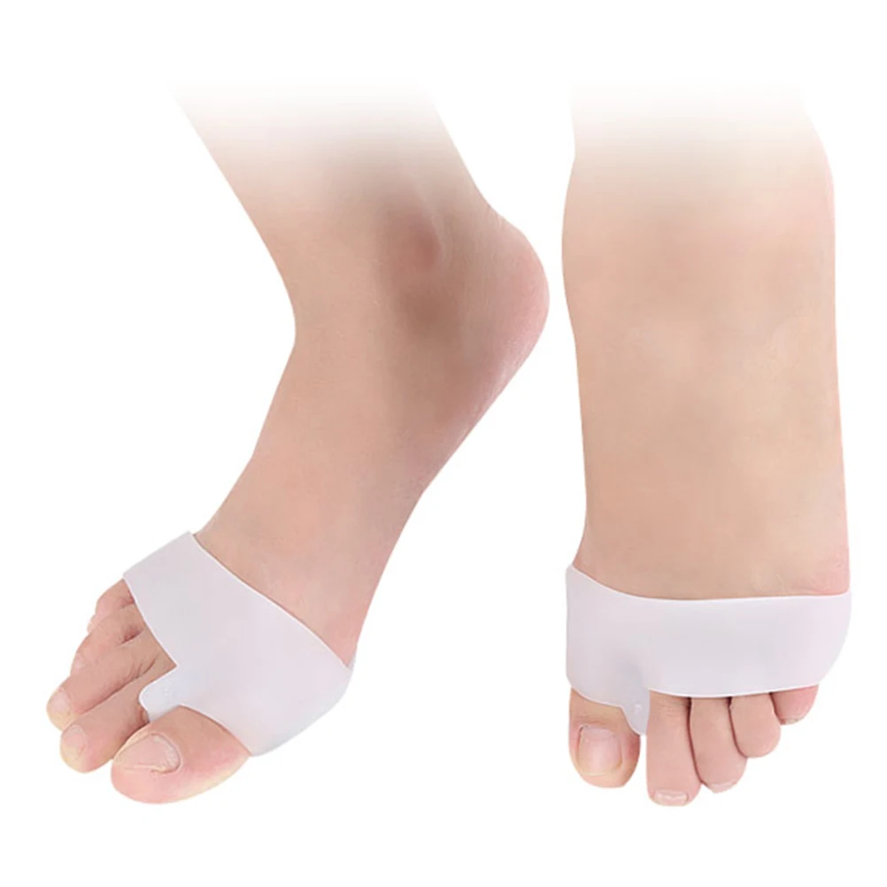 

Shock-absorbing Toe Front Pad Big Separators Split Toes White Spacer for Bunion Miss