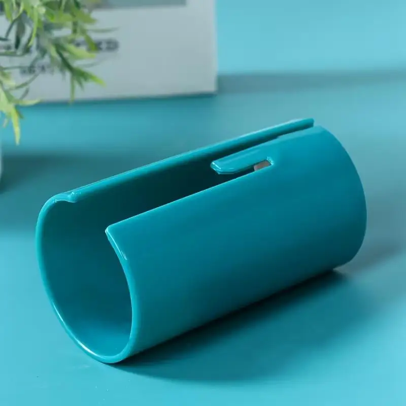 2pcs Christmas Paper Cutter: Manual Plastic Wrap Tool for Gift Wrapping, No Battery Needed. view 6