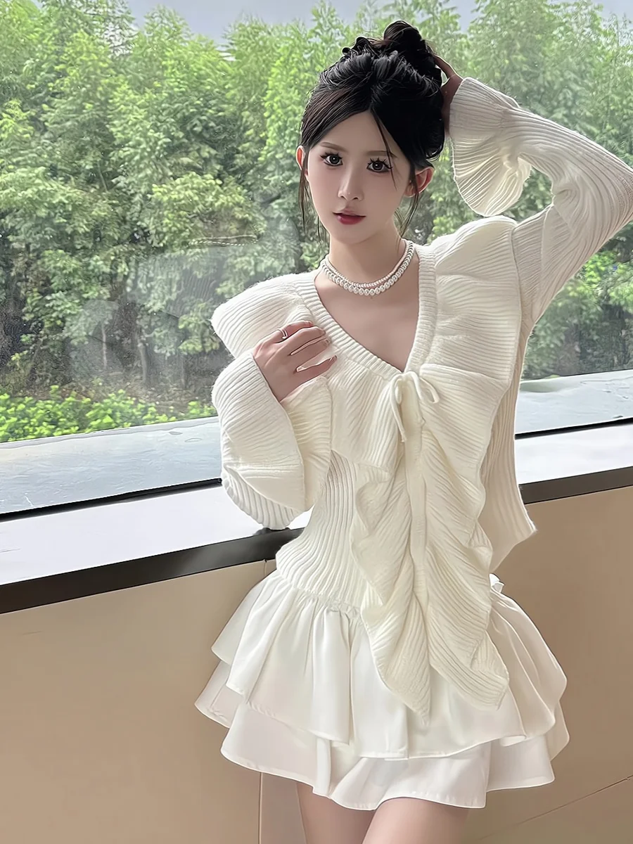 

Sweaters Jumpers Pullovers Womens Long Sleeve Women OverTop Sexy Pattern Beach Tassels Solid Tassel Softy Daily Ripple Autumn BF