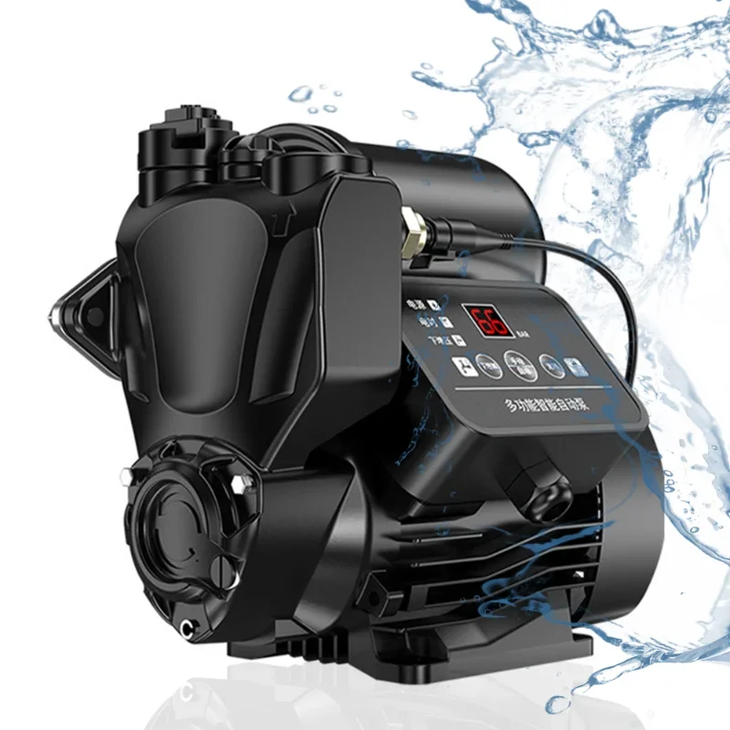 Fully Household Domestic Home Intelligent Digital Display 0.8kw 1hp Smart Silent Booster Water Self Priming Pump 800w