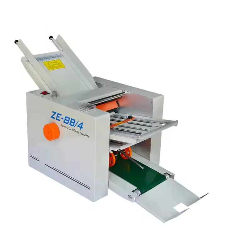 ZE-8B/4 High Quality Desktop A3 Paper Folding Machine Digital Automatic Grade for Greeting Cards Books Brochures Core Motor