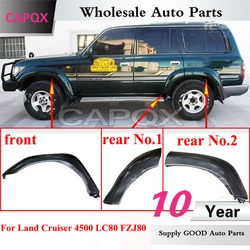 CAPQX 1pcs Front or Rear Bumper Wheel Eyebrow For Land Cruiser 4500 LC80 FZJ80 Fender Wheel Eyebrow Trim Anti-collision Strip