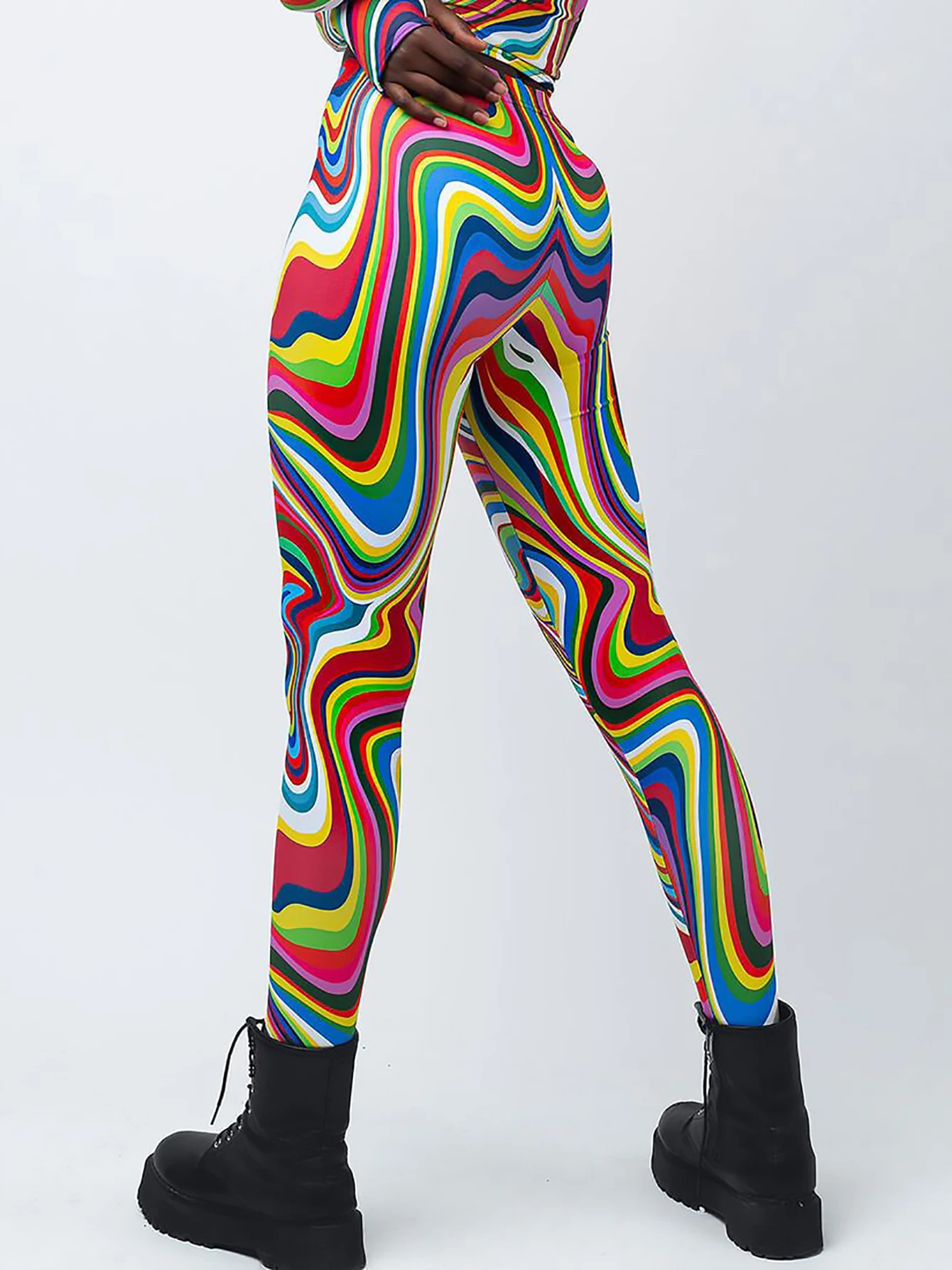 

Fashion Women Color oil Painting Leggings Fitness High Waist Gym Legging Push Up Workout Fitness Women Print Slim Yoga Leggings