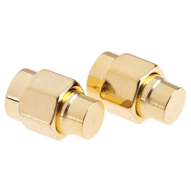 2pcs Load Termination SMAJ Plug 2W 6GHz 50 Ohm SMA Male RF Coaxial Termination Dummy Load Gold Plated Cap