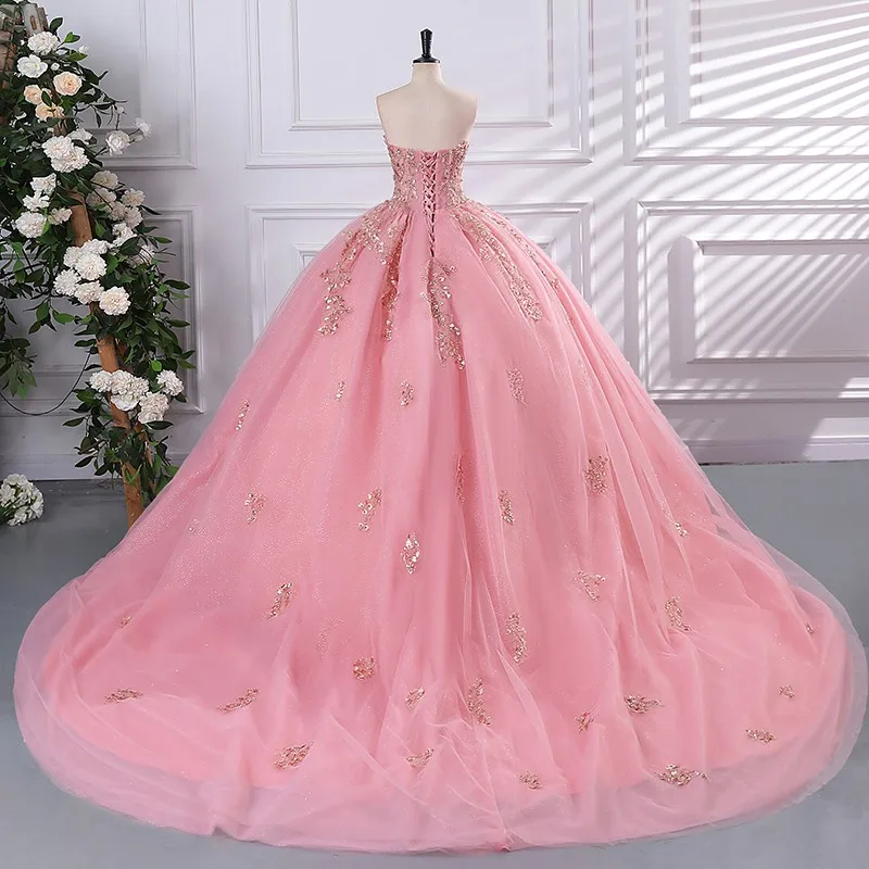 Sonhar Vestidos 15 Quinceanera Dresses 2024 Strapless Party Dresses Sweet Ball Gown Customized 15 Year Old Dress Plus Size